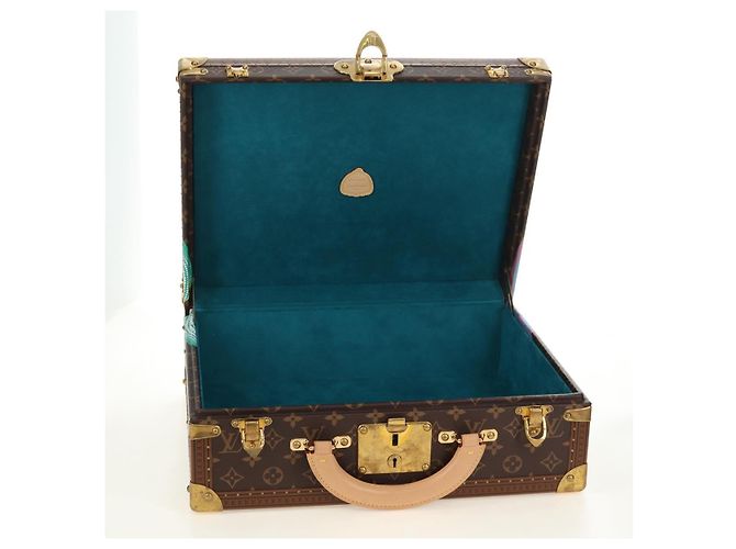 LOUIS VUITTON Monogram LVxYK Cotoville 40 Trunk Blue M10156 LV Auth 184943SM Monogramma - vista 24