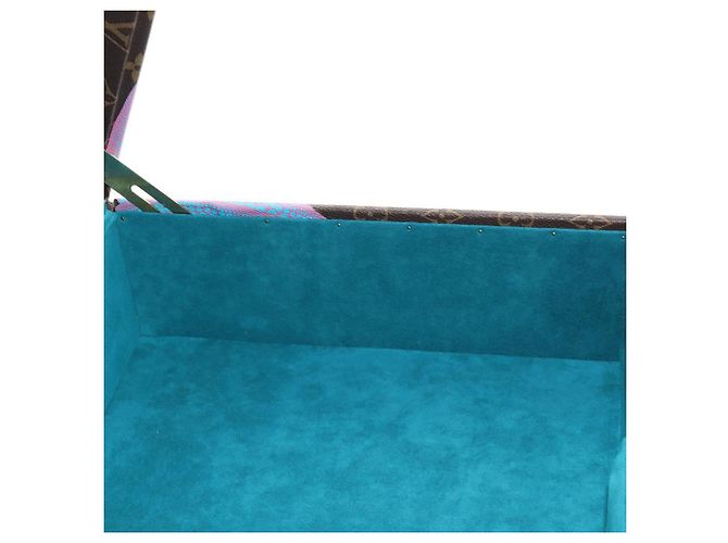 LOUIS VUITTON Monogram LVxYK Cotoville 40 Trunk Blue M10156 LV Auth 184943SM Monogramma - vista 28