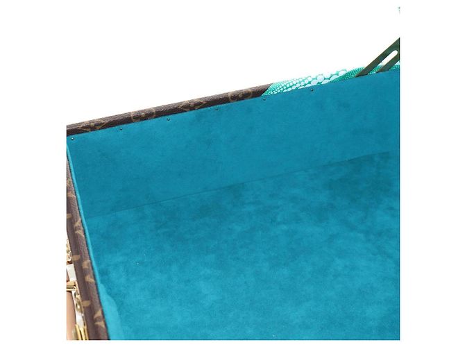 LOUIS VUITTON Monogram LVxYK Cotoville 40 Trunk Blue M10156 LV Auth 184943SM Monogramma - vista 29