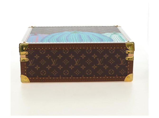 LOUIS VUITTON Monogram LVxYK Cotoville 40 Trunk Blue M10156 LV Auth 184943SM Monogramma - vista 5