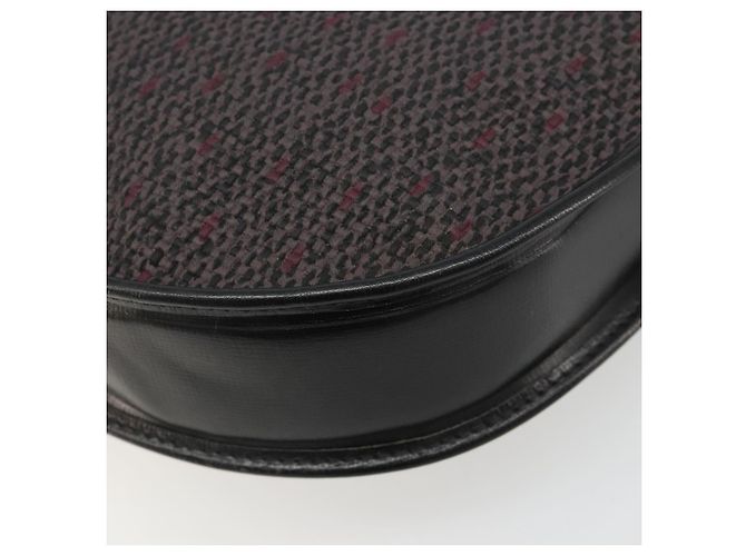 Borsa a Spalla SAINT LAURENT in PVC e Tela Viola e Oro Auth 186047A D'oro Porpora - vista 15