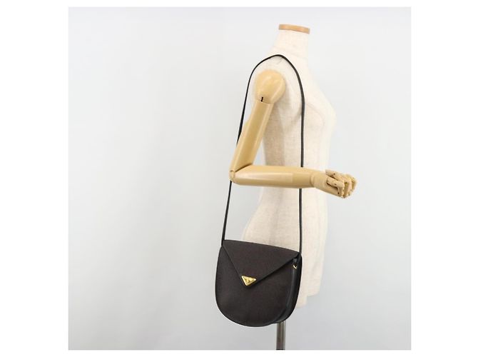 Borsa a Spalla SAINT LAURENT in PVC e Tela Viola e Oro Auth 186047A D'oro Porpora - vista 22