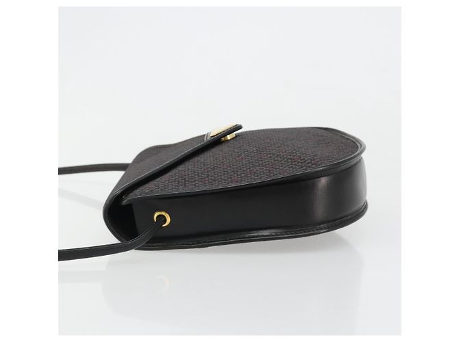 Borsa a Spalla SAINT LAURENT in PVC e Tela Viola e Oro Auth 186047A D'oro Porpora - vista 4