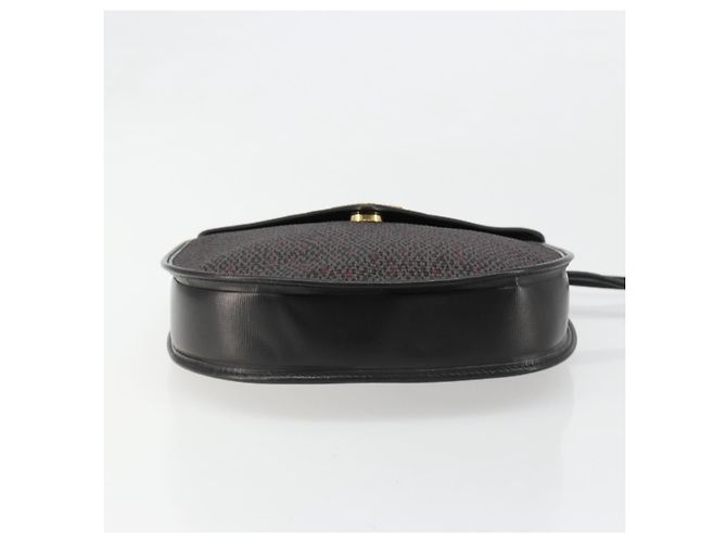 Borsa a Spalla SAINT LAURENT in PVC e Tela Viola e Oro Auth 186047A D'oro Porpora - vista 5
