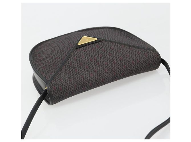 Borsa a Spalla SAINT LAURENT in PVC e Tela Viola e Oro Auth 186047A D'oro Porpora - vista 6