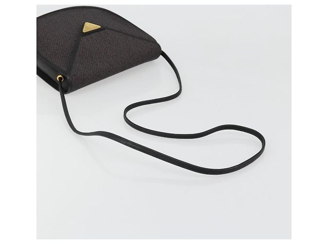 Borsa a Spalla SAINT LAURENT in PVC e Tela Viola e Oro Auth 186047A D'oro Porpora - vista 7