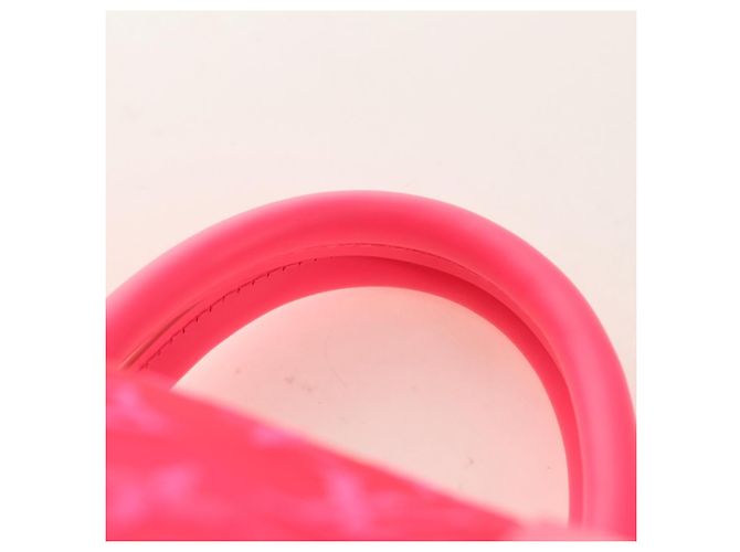 LOUIS VUITTON See Through Keepall Bandouliere 50 Borsa M55267 LV Auth 185330SM Rosa - vista 14