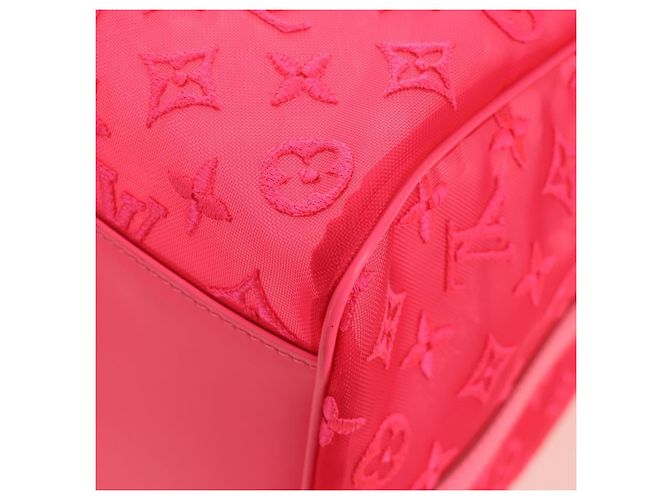 LOUIS VUITTON See Through Keepall Bandouliere 50 Borsa M55267 LV Auth 185330SM Rosa - vista 18