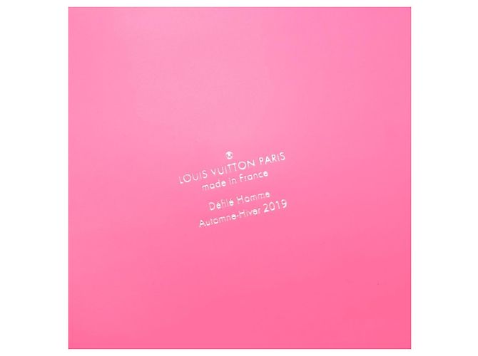 LOUIS VUITTON See Through Keepall Bandouliere 50 Borsa M55267 LV Auth 185330SM Rosa - vista 21
