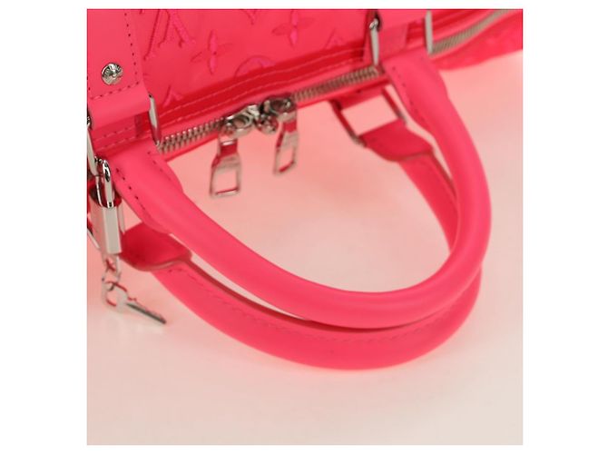 LOUIS VUITTON See Through Keepall Bandouliere 50 Borsa M55267 LV Auth 185330SM Rosa - vista 8