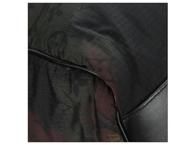 LOUIS VUITTON Monogram Camouflage Keepall Bandouliere 50 M56416 LV Auth 185301SM Cachi - vista 18