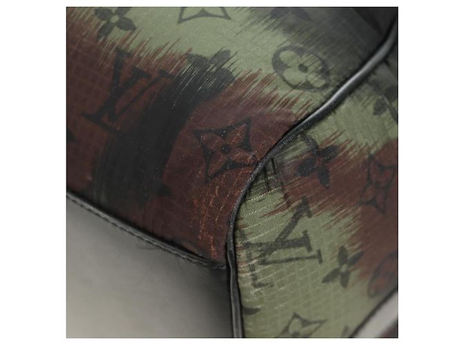 LOUIS VUITTON Monogram Camouflage Keepall Bandouliere 50 M56416 LV Auth 185301SM Cachi - vista 21