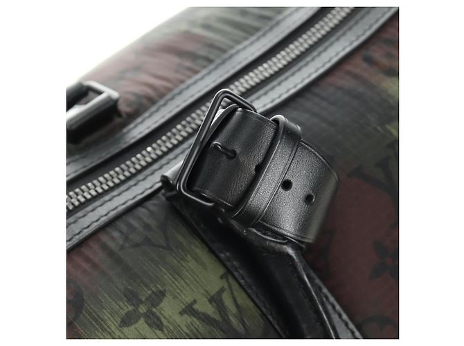 LOUIS VUITTON Monogram Camouflage Keepall Bandouliere 50 M56416 LV Auth 185301SM Cachi - vista 22