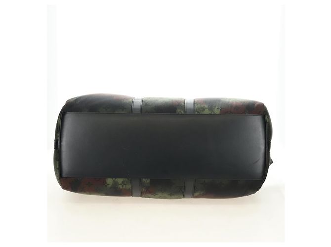 LOUIS VUITTON Monogram Camouflage Keepall Bandouliere 50 M56416 LV Auth 185301SM Cachi - vista 5
