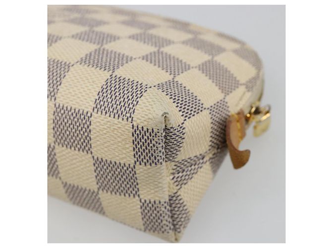 LOUIS VUITTON Damier Azur Pochette Cosmetic PM Tasche N60024 LV Auth 185747 - Ansicht 15