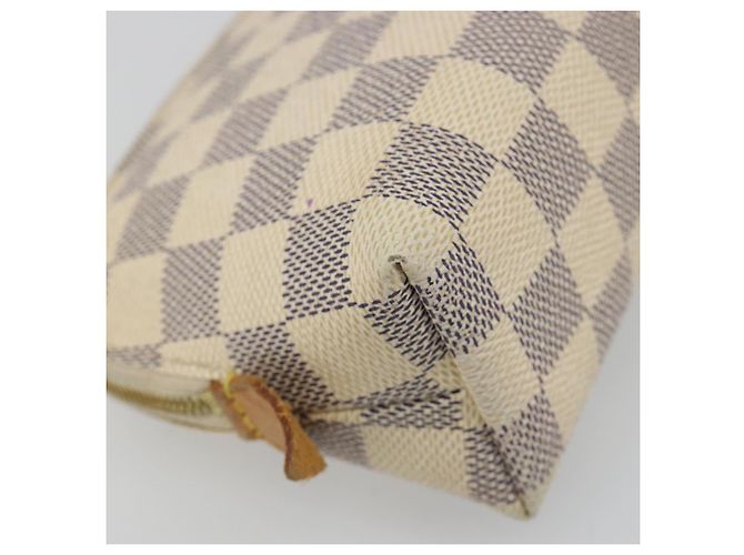 LOUIS VUITTON Damier Azur Pochette Cosmetic PM Tasche N60024 LV Auth 185747 - Ansicht 16