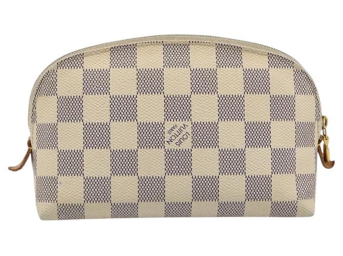 LOUIS VUITTON Damier Azur Pochette Cosmetic PM Tasche N60024 LV Auth 185747 - Ansicht 2