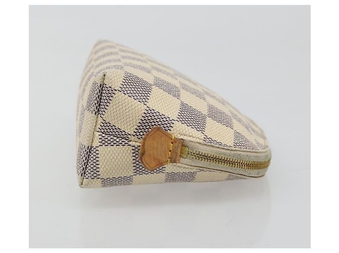LOUIS VUITTON Damier Azur Pochette Cosmetic PM Tasche N60024 LV Auth 185747 - Ansicht 3