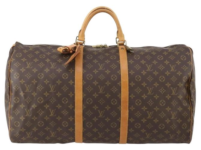LOUIS VUITTON Borsa Boston Monogram Keepall 60 M41422 LV Auth 184326A Monogramma - vista 13