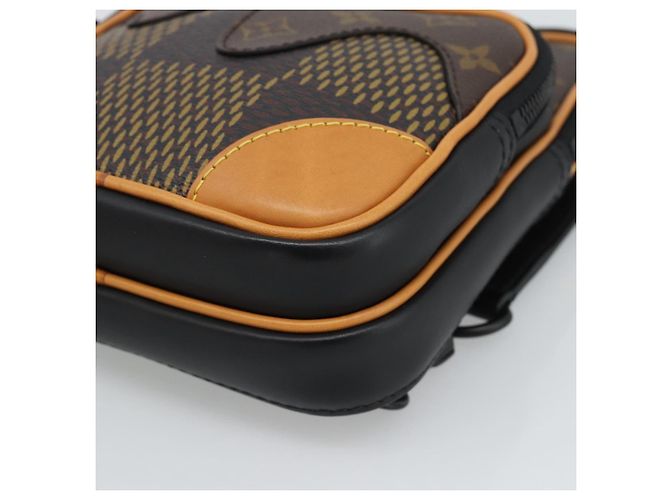 LOUIS VUITTON Damier Giant Amazon Sling Bag Borsa a tracolla Marrone N40379 LV Auth 186187SM - vista 14