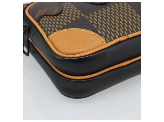 LOUIS VUITTON Damier Giant Amazon Sling Bag Borsa a tracolla Marrone N40379 LV Auth 186187SM - vista 15