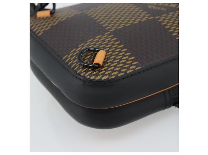LOUIS VUITTON Damier Giant Amazon Sling Bag Borsa a tracolla Marrone N40379 LV Auth 186187SM - vista 16
