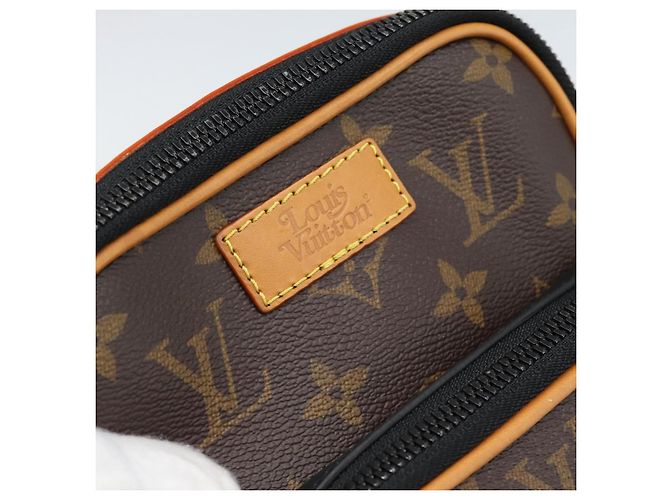 LOUIS VUITTON Damier Giant Amazon Sling Bag Borsa a tracolla Marrone N40379 LV Auth 186187SM - vista 18