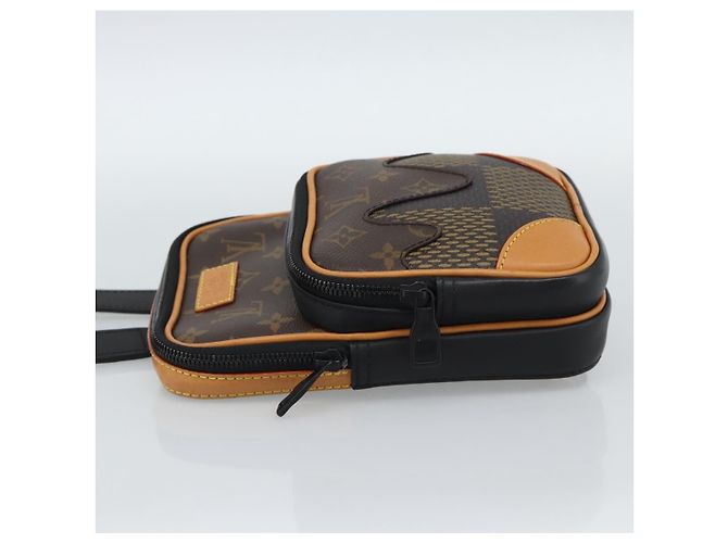 LOUIS VUITTON Damier Giant Amazon Sling Bag Borsa a tracolla Marrone N40379 LV Auth 186187SM - vista 3