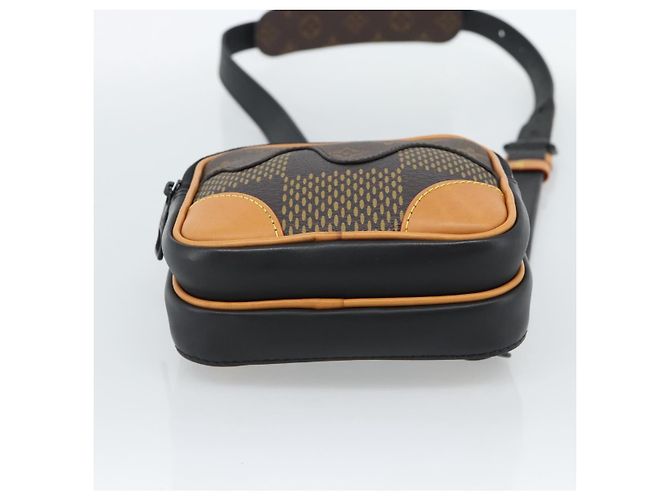 LOUIS VUITTON Damier Giant Amazon Sling Bag Borsa a tracolla Marrone N40379 LV Auth 186187SM - vista 5