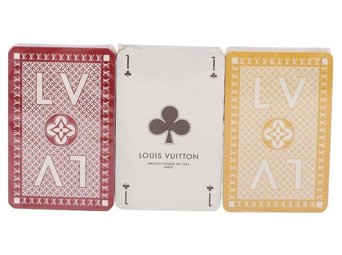 LOUIS VUITTON Cartes Toi Joux Playing Cards 3 Set Multicolor M65460 Auth 185762M Multicolore - vista 2
