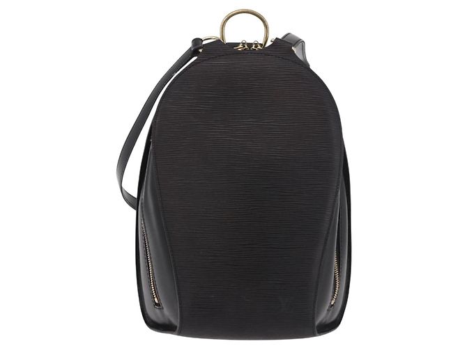 Mochila LOUIS VUITTON Epi Mabillon Black M52232 LV Auth 187507 Negro - vista 13