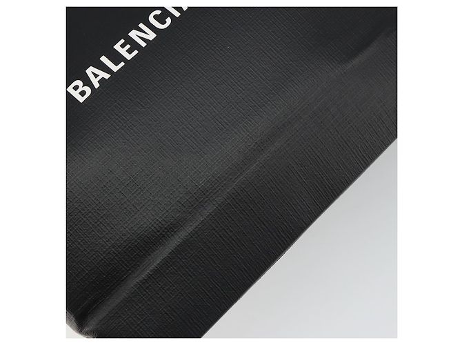 Borsa BALENCIAGA in pelle 2way Nera Argento 597860 Auth 186114A Nero - vista 10