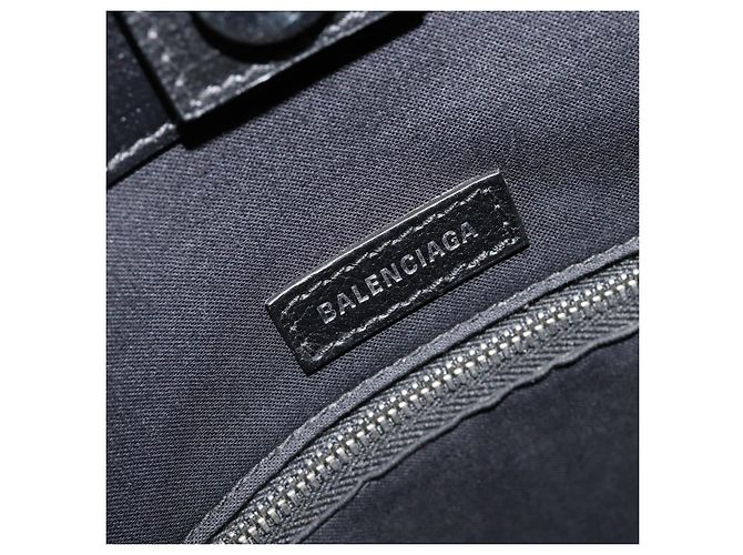 Borsa BALENCIAGA in pelle 2way Nera Argento 597860 Auth 186114A Nero - vista 18