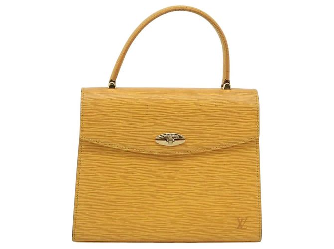 Borsa LOUIS VUITTON Epi Malesherbes Tassili Yellow Jonne M52379 LV Auth BA13470 - vista 13