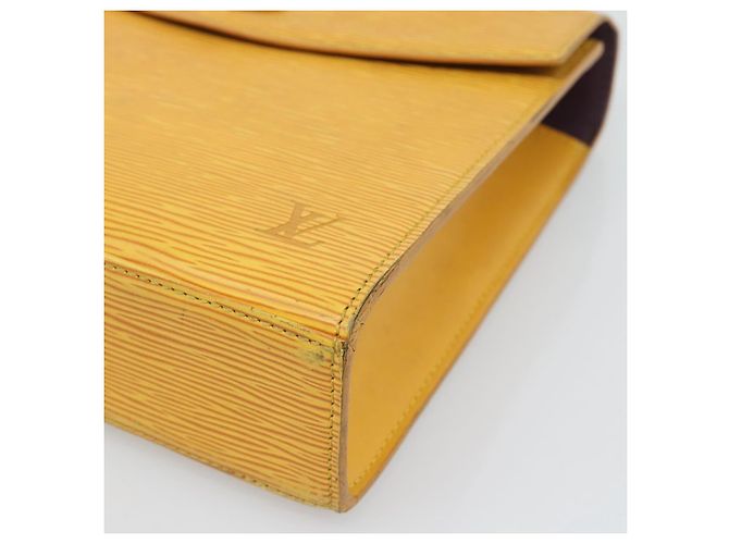 Borsa LOUIS VUITTON Epi Malesherbes Tassili Yellow Jonne M52379 LV Auth BA13470 - vista 15