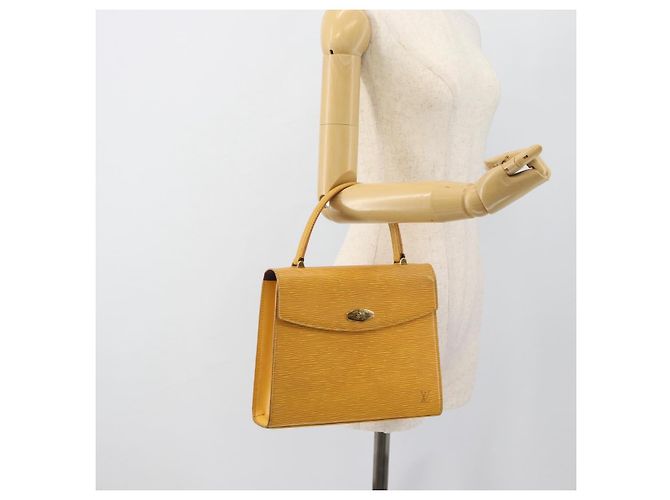 Borsa LOUIS VUITTON Epi Malesherbes Tassili Yellow Jonne M52379 LV Auth BA13470 - vista 25