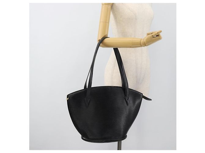 Borsa a tracolla LOUIS VUITTON Epi Saint Jacques Black M52272 Auth 187674 Nero - vista 24