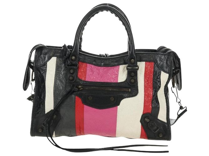 BALENCIAGA Borsa Classic City in pelle 2way Nera 431621 Auth 185339M - vista 13