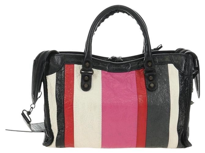 BALENCIAGA Borsa Classic City in pelle 2way Nera 431621 Auth 185339M - vista 2