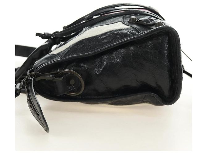 BALENCIAGA Borsa Classic City in pelle 2way Nera 431621 Auth 185339M - vista 3