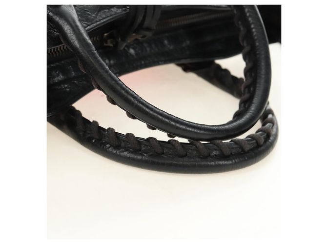 BALENCIAGA Borsa Classic City in pelle 2way Nera 431621 Auth 185339M - vista 7