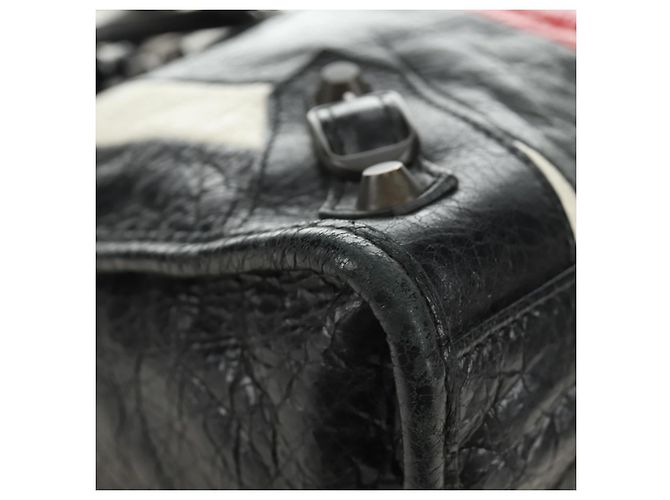 BALENCIAGA Borsa Classic City in pelle 2way Nera 431621 Auth 185339M - vista 9
