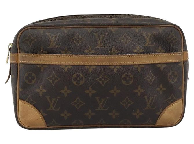 LOUIS VUITTON Clutch Monogram Compiegne 28 M51845 LV Auth 186698 Monogramma - vista 13
