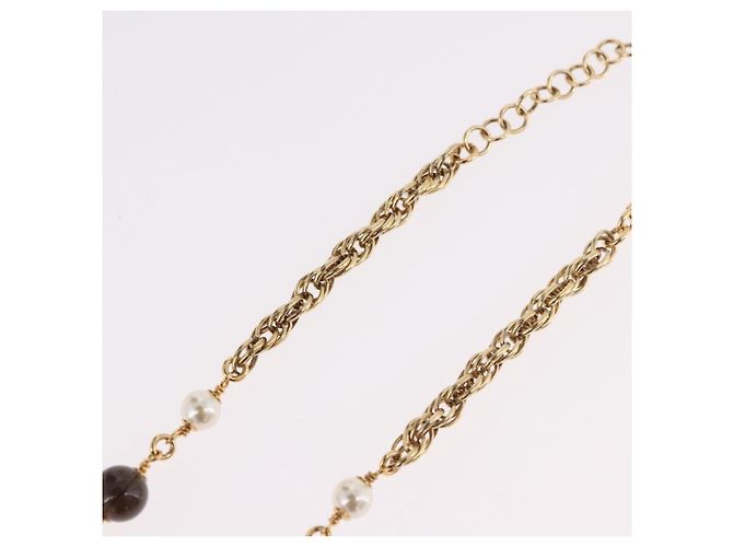 CHANEL Halskette Metall Gold CC Auth 185852M Golden - Ansicht 11