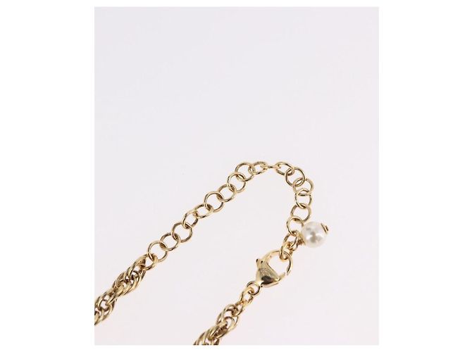 CHANEL Halskette Metall Gold CC Auth 185852M Golden - Ansicht 12
