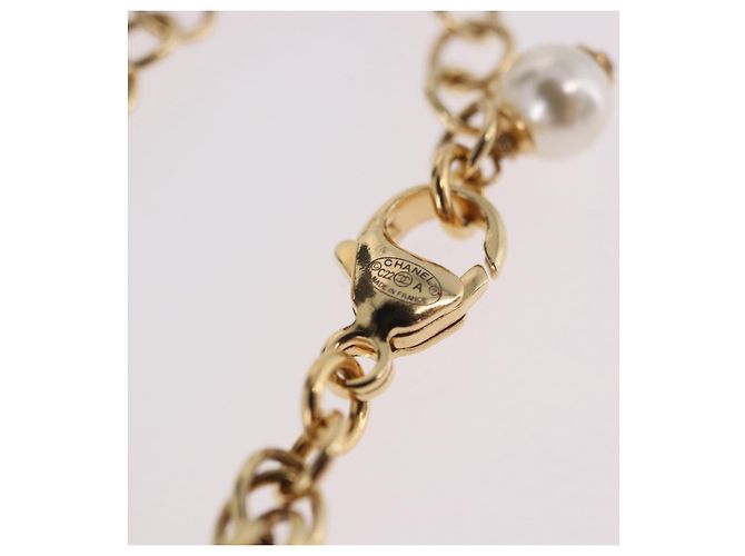 CHANEL Halskette Metall Gold CC Auth 185852M Golden - Ansicht 13