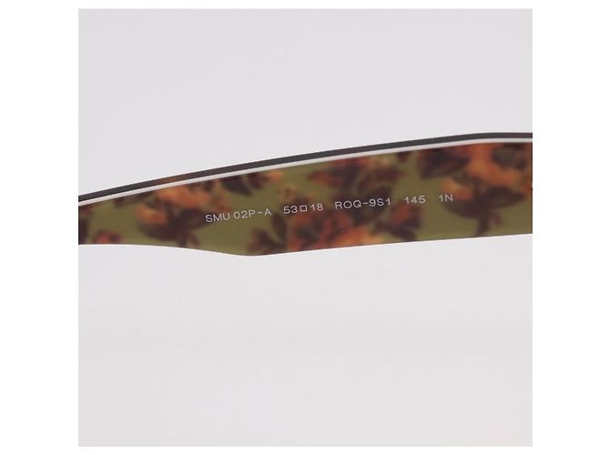 Gafas de sol Miu Miu de plástico Marrón Auth 186352M Castaño - vista 11