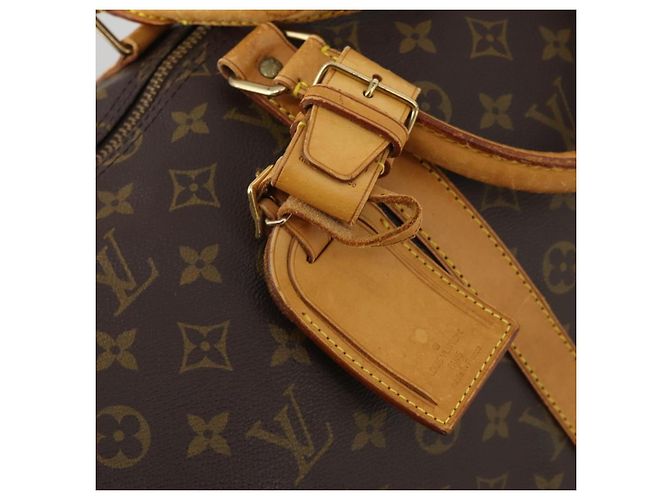 LOUIS VUITTON Monogram Keepall Bandouliere 55 Borsa Boston M41414 LV Auth 184377 Monogramma - vista 20