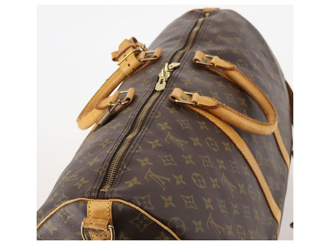 LOUIS VUITTON Monogram Keepall Bandouliere 55 Borsa Boston M41414 LV Auth 184377 Monogramma - vista 6