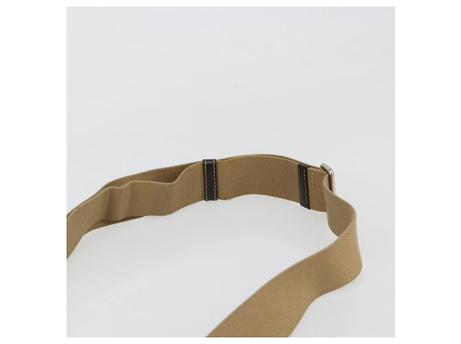Borsa a tracolla PRADA Tela Beige Argento Auth ka4823 - vista 14